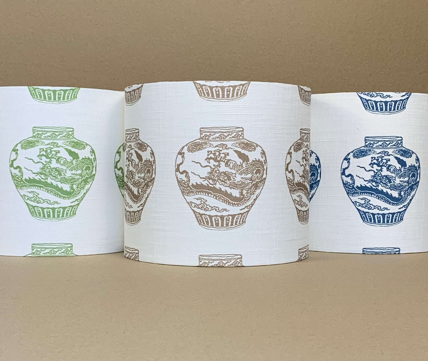 Hand made lampshades using original designs by Leanda Jaine.